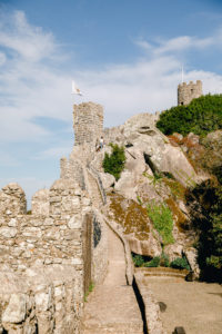 Stone walls were created by Moorish, so it was called Moorish Wall located in Sintra,Portugal